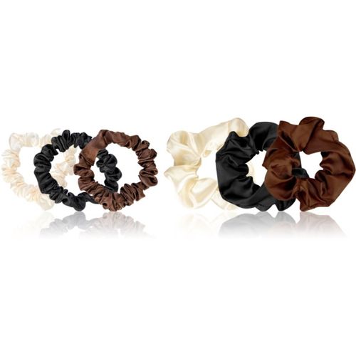 Everyday Satin Scrunchie Set hair bands 6 pc - Brushworks - Modalova