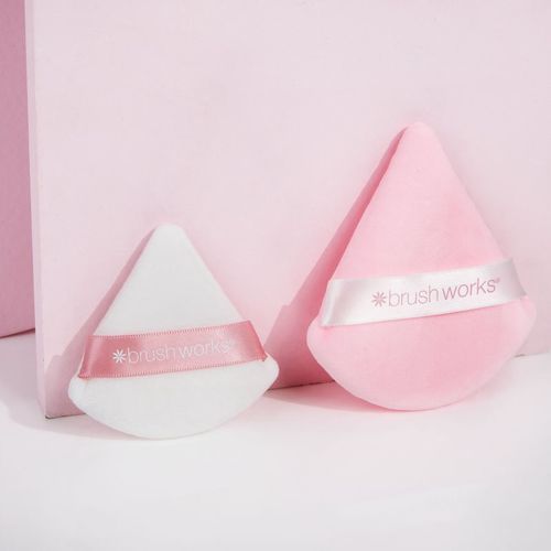 Triangular Powder Puff Duo aplicador de polvos - Brushworks - Modalova