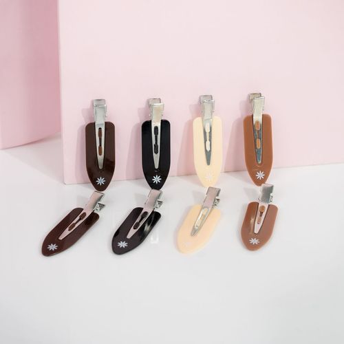No Crease Clips pasadores para cabello Nude - Brushworks - Modalova