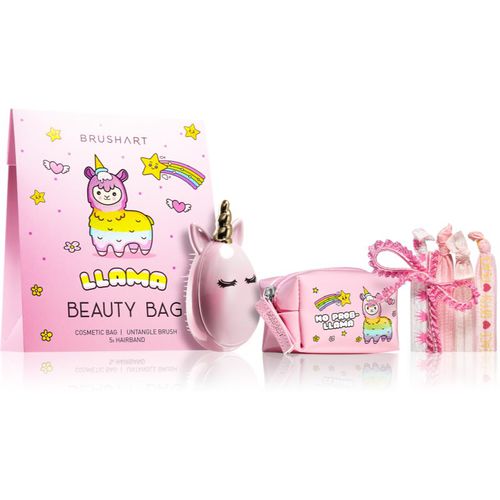 KIDS Llama beauty bag confezione regalo Llama beauty bag pink(per bambini) - BrushArt - Modalova