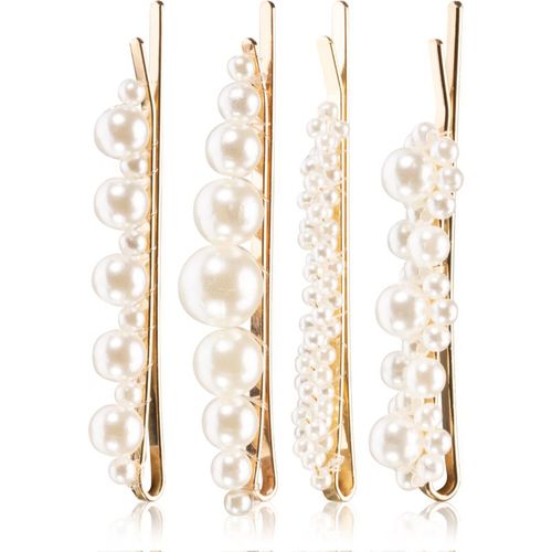 Hair Pearl clips pasadores para cabello 4 ud - BrushArt - Modalova