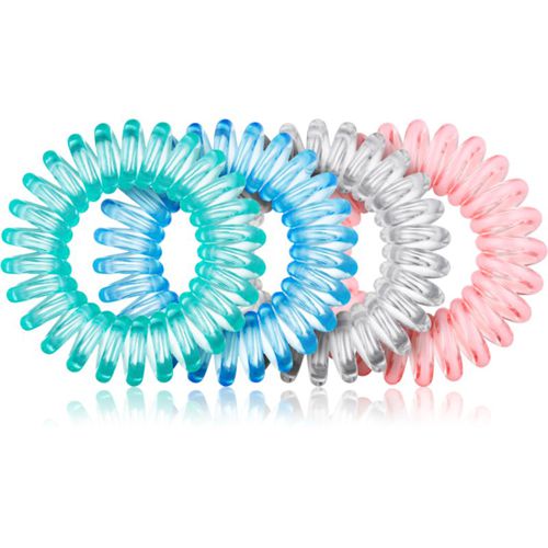 Hair Rings elastici per capelli Clear Mix 4 pz - BrushArt - Modalova