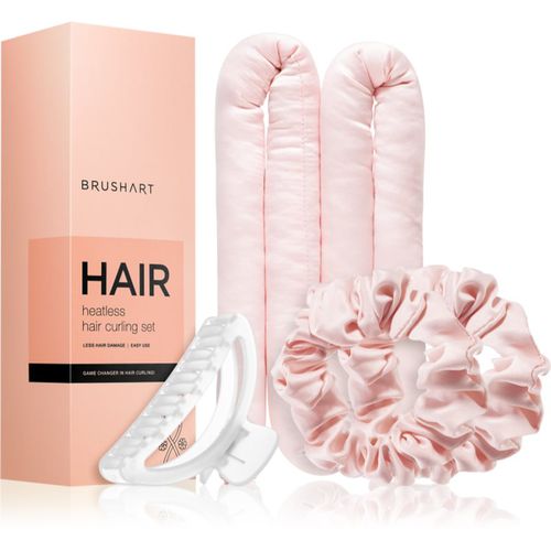 Hair Heatless hair curling set kit per arricciare i capelli Pink - BrushArt - Modalova