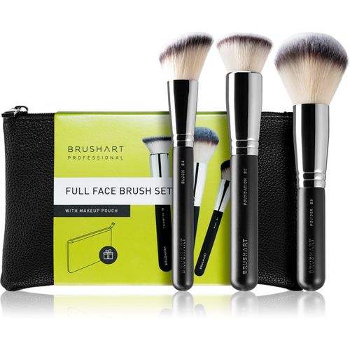 Professional Full Face brush set with makeup pouch conjunto de pinceles con neceser Black - BrushArt - Modalova