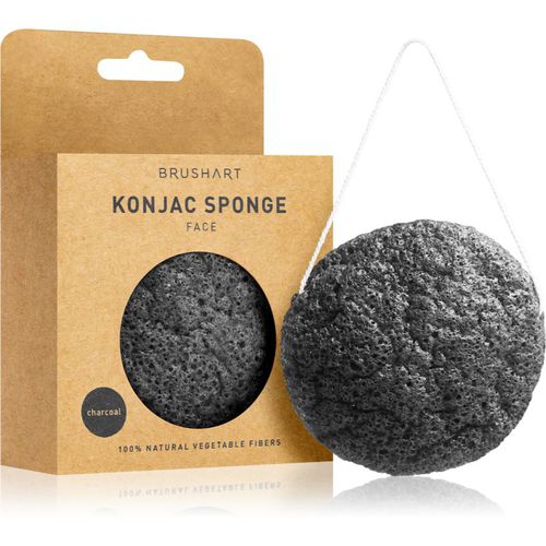 Home Salon Konjac sponge spugnetta esfoliante delicata per il viso Charcoal 5 g - BrushArt - Modalova