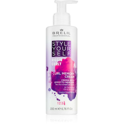 Style YourSelf Curl Memory Cream crema para dar definición para cabello ondulado y rizado 200 ml - Brelil Professional - Modalova