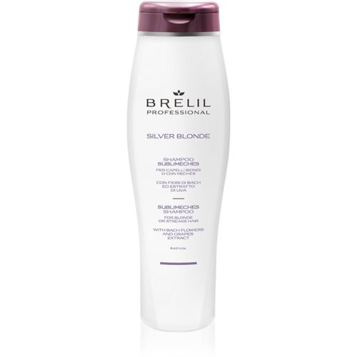 Silver Blonde Sublimeches Shampoo shampoo anti-giallo per capelli biondi e con mèches 250 ml - Brelil Professional - Modalova