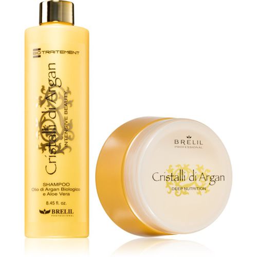 Cristalli di Argan Set confezione regalo (per capelli brillanti e morbidi) - Brelil Professional - Modalova