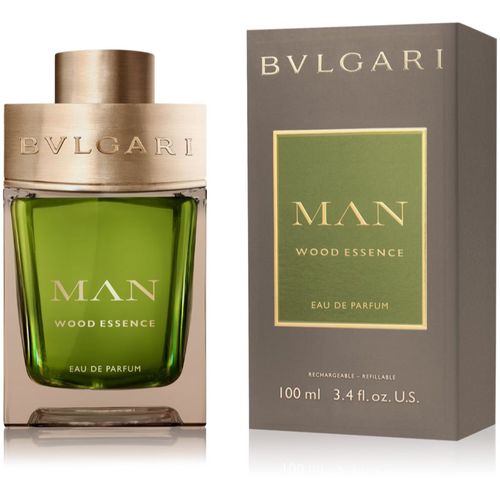 Man Wood Essence Eau de Parfum recargable para hombre 100 ml - BVLGARI - Modalova
