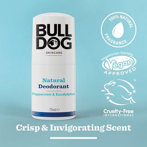 Peppermint & Eucalyptus Deodorant desodorante roll-on 75 ml - Bulldog - Modalova