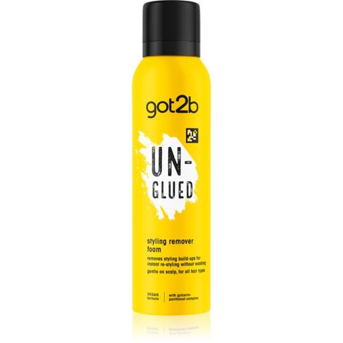 Un-glued Styling Remover Foam espuma limpiadora para cabello 150 ml - got2b - Modalova