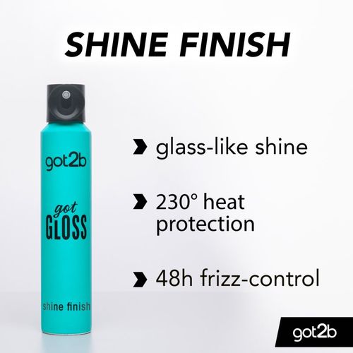 Got Gloss Shine Finish spray para dar brillo protector de calor para el cabello 200 ml - got2b - Modalova