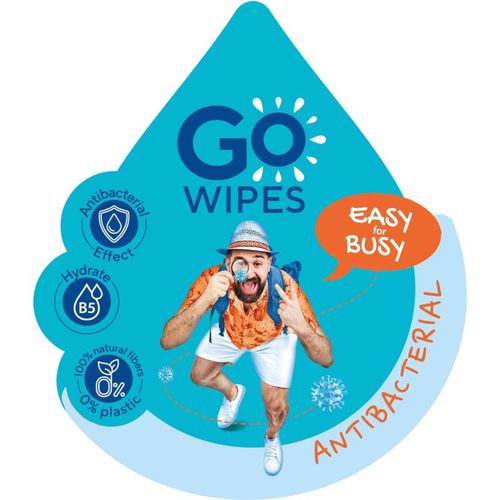 Antibacterial toallitas húmedas refrescantes con efecto antibacteriano 20 ud - GoWipes - Modalova