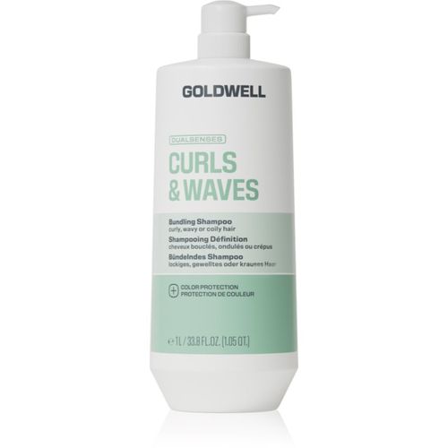 Dualsenses Curls & Waves Bundling Shampoo champú para cabello ondulado y rizado 1000 ml - Goldwell - Modalova