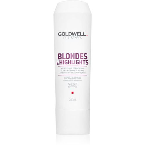 Dualsenses Blondes & Highlights acondicionador para cabello rubio neutralizante para tonos amarillos 200 ml - Goldwell - Modalova