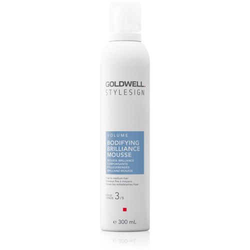 StyleSign Bodifying Brilliance Mousse fissante medio volumizzante per capelli per una luminosità splendente 300 ml - Goldwell - Modalova