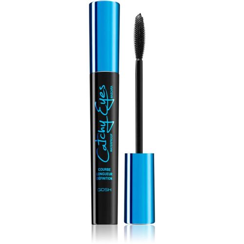 Catchy Eyes máscara para alargar pestañas resistente al agua tono 001 Black 8 ml - GOSH COPENHAGEN - Modalova