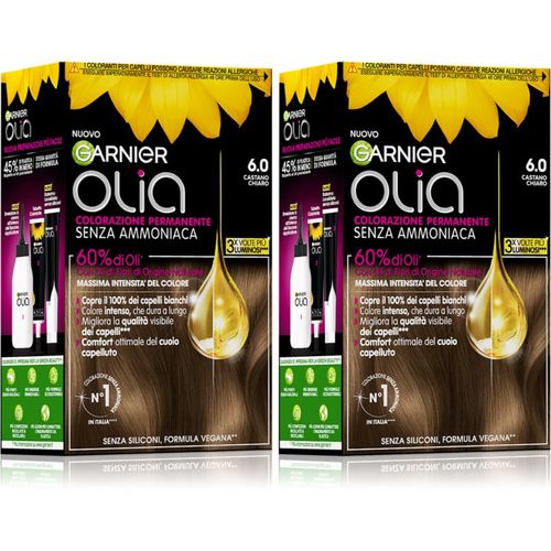 Olia Big Kit set tono 6.0 Castano Chiaro - Garnier - Modalova