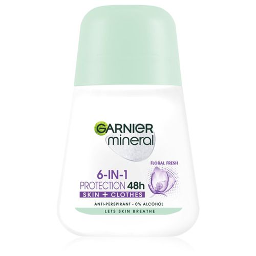 Mineral 5 Protection antitranspirante roll-on 48h (Floral Fresh) 50 ml - Garnier - Modalova