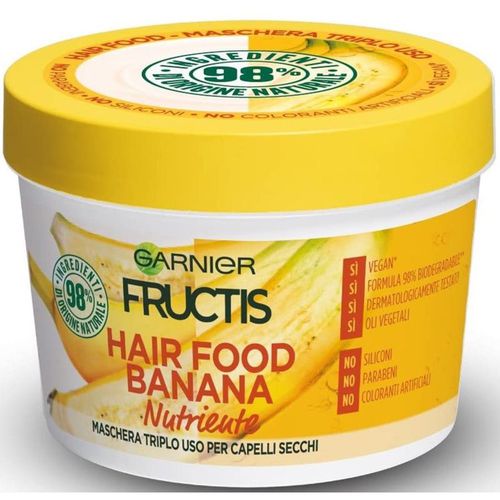 Fructis Banana Hair Food mascarilla nutritiva para cabello seco 390 ml - Garnier - Modalova