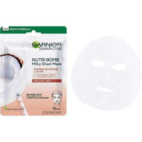 Textil Masks Nutri Bomb mascarilla nutriente en forma de hoja 28 g - Garnier - Modalova