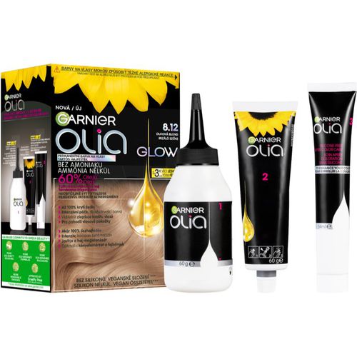 Olia Big Kit tinte permanente para cabello tono 8.12 Iridescent Blonde 1 ud - Garnier - Modalova