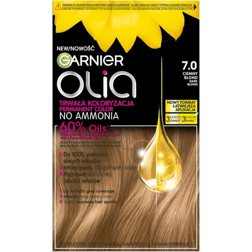 Olia Big Kit tinte permanente para cabello tono 7.0 Dark Blond 1 ud - Garnier - Modalova