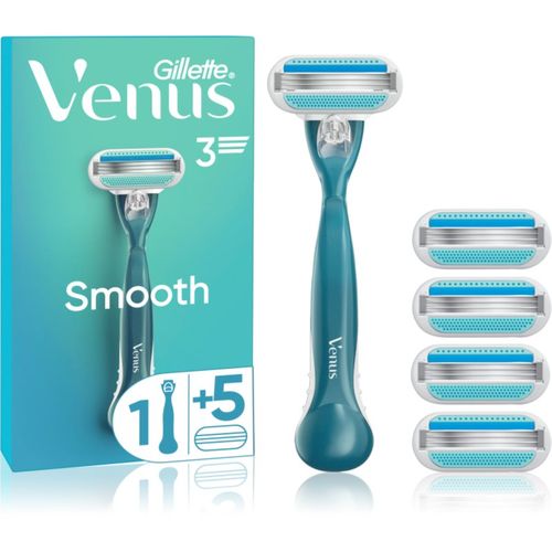 Venus Smooth maquinilla de afeitar + láminas de recambio 5 ud - Gillette - Modalova