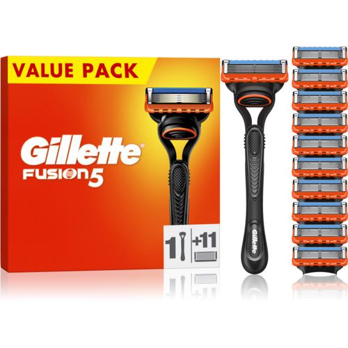 Fusion5 maquinilla de afeitar + láminas de recambio 11 ud - Gillette - Modalova