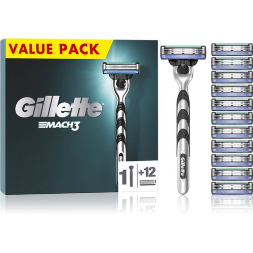 Mach3 rasoio + lame di ricambio 12 pz - Gillette - Modalova