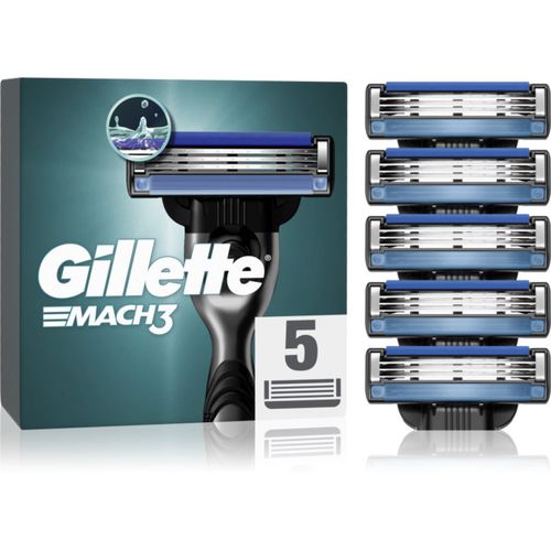 Mach3 recambios de cuchillas 5 ud - Gillette - Modalova