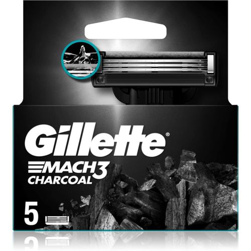 Mach3 Charcoal lame di ricambio 5 pz - Gillette - Modalova