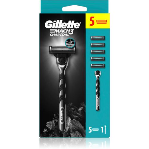 Mach3 Charcoal rasoio + lame di ricambio 5 pz - Gillette - Modalova