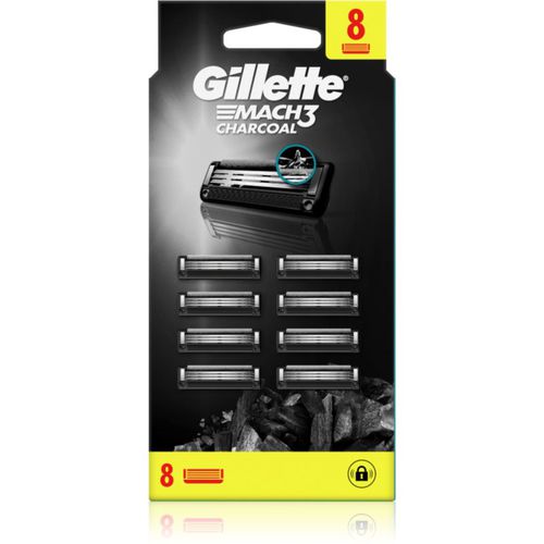 Mach3 Charcoal lame di ricambio 8 pz - Gillette - Modalova