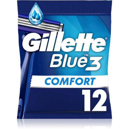 Blue 3 Comfort maquinillas de afeitar desechables para hombre 12 ud - Gillette - Modalova