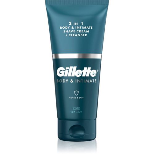 Body&Intimate 2in1 Shave Cream producto para depilar las ingles con emulsión de lavado para hombre 150 ml - Gillette - Modalova