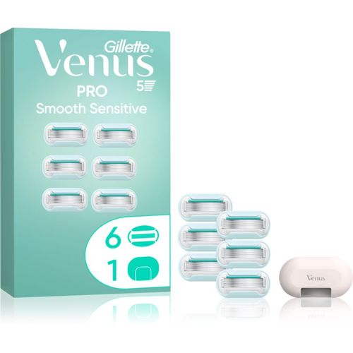 Venus PRO Smooth Sensitive recambios de cuchillas + cubierta protectora 6 ud - Gillette - Modalova