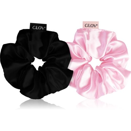 Scrunchies S gomas para cabello Pink/Black 2 ud - GLOV - Modalova