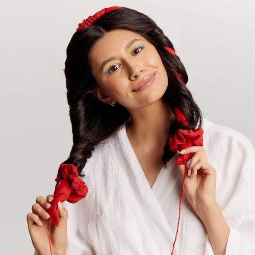 CoolCurl Heatless Haircurling Tool complemento para dar forma a los rizos tono Red 1 ud - GLOV - Modalova