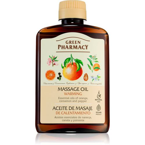 Essential oils of Orange Massage Oil aceite de masaje con efecto calor 200 ml - Green Pharmacy - Modalova