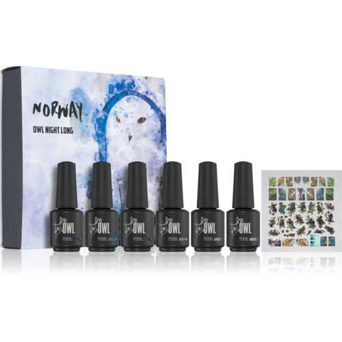 GO Norway Set conjunto de esmaltes de uñas (para utilizar con lámparas UV/LED) - Grey Owl - Modalova