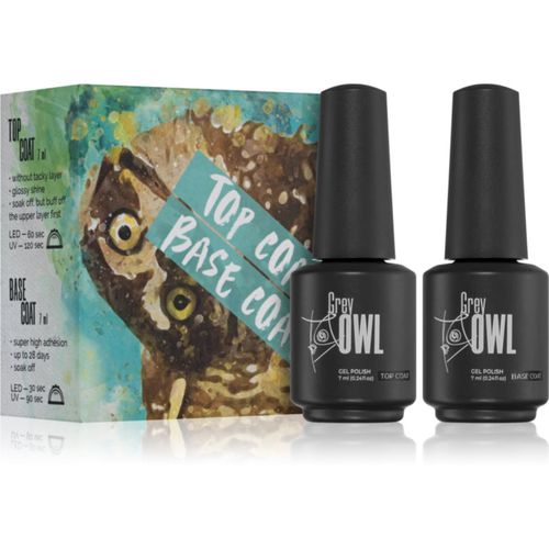 GO Top & Base base e top coat per unghie (con l’uso di lampade UV/LED) - Grey Owl - Modalova