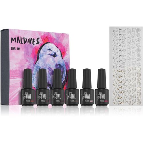 GO Maldives conjunto de esmaltes de uñas (para utilizar con lámparas UV/LED) - Grey Owl - Modalova