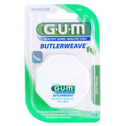 Butlerweave gewachste Zahnseide mit Mategeschmack 55 m - G.U.M - Modalova