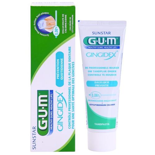Gingidex 0,06% pasta de dientes antiplaca y pro-encías sanas 75 ml - G.U.M - Modalova