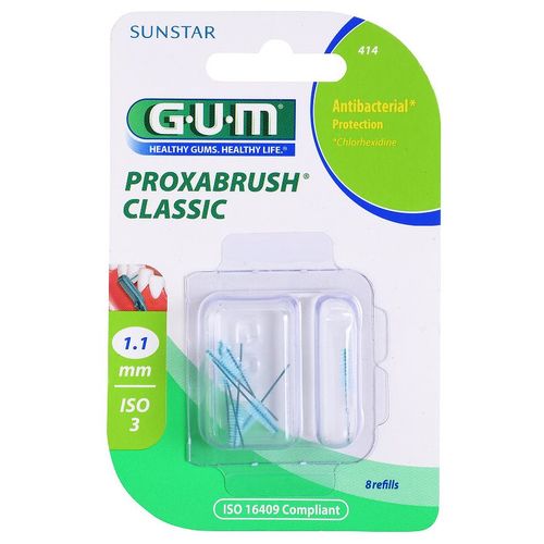 Proxabrush Classic recambios de cepillos interdentales en blíster 1,1 mm 8 ud - G.U.M - Modalova