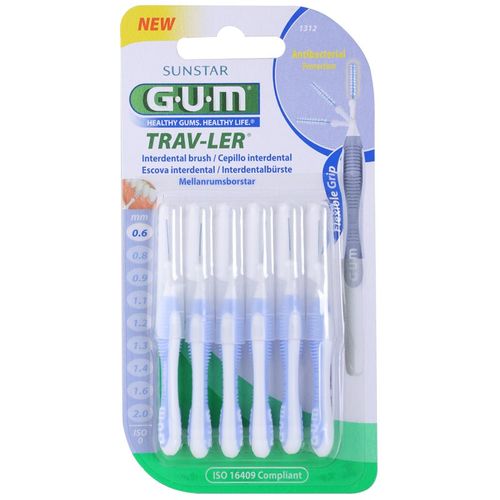 Trav-Ler Interdental cepillos interdentales 0,6 mm 6 ud - G.U.M - Modalova