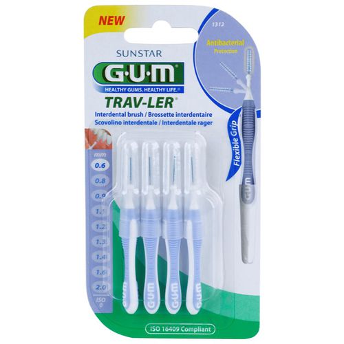 Trav-Ler Interdental cepillos interdentales 0,6 mm 4 ud - G.U.M - Modalova