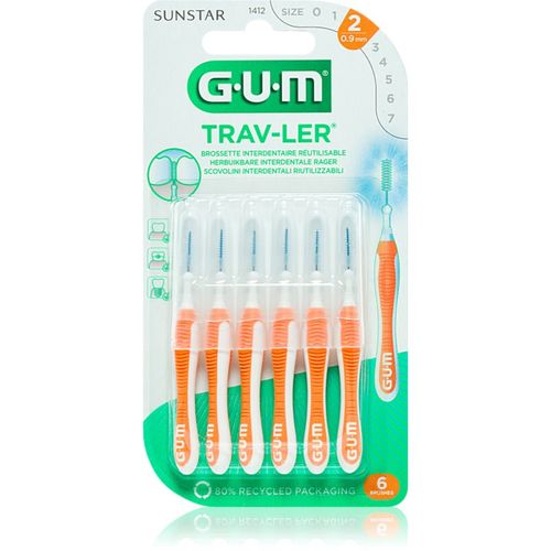 Trav-Ler Interdental cepillos interdentales 0,9 mm 6 ud - G.U.M - Modalova