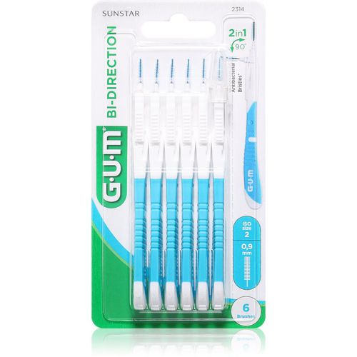 Bi Direction Interdental Brush 2314 Interdentalzahnbürste 0,9 mm 6 St - G.U.M - Modalova